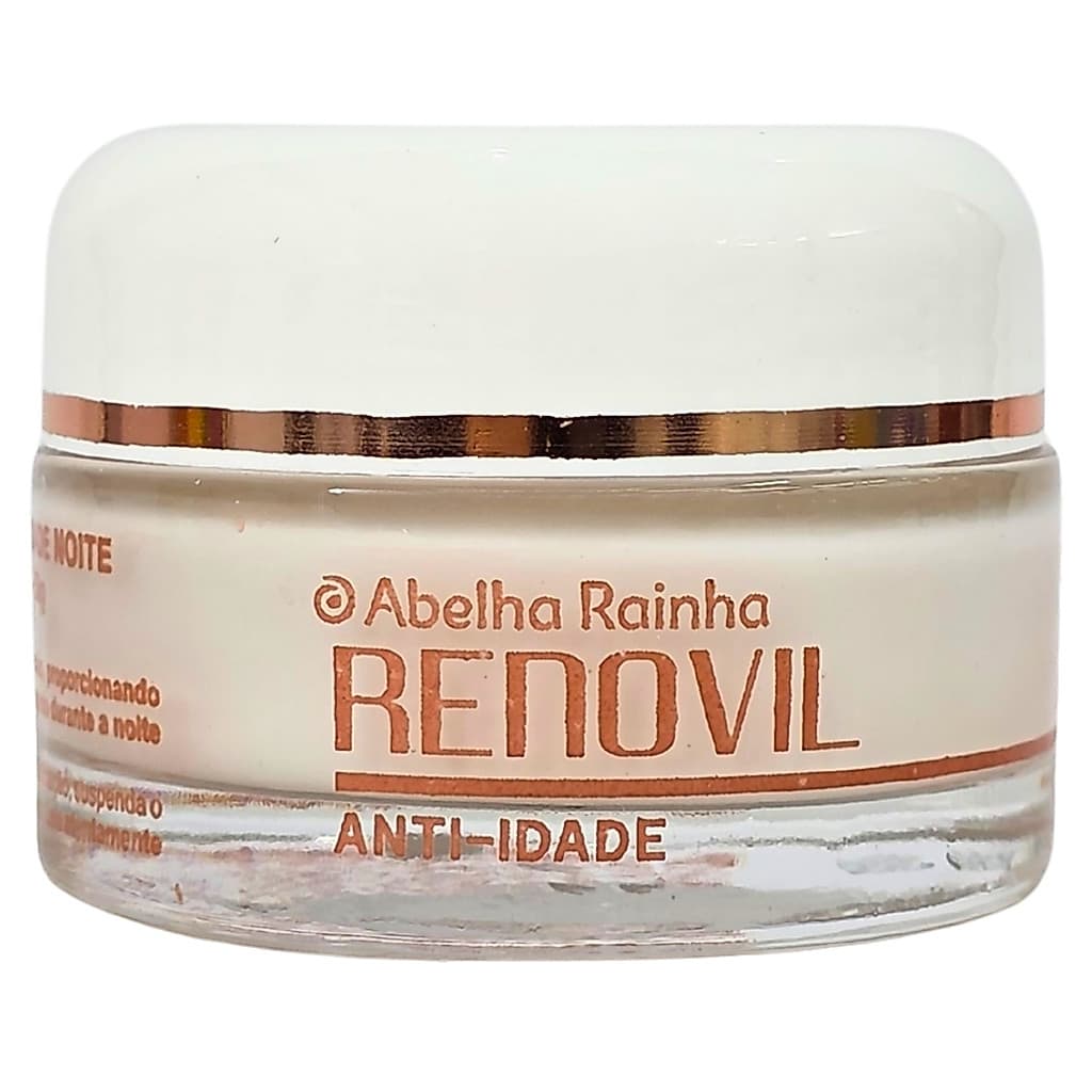 Creme Firmeza + Anti Idade Noite Pentapeptídeos + Alantoína Renovil Abelha Rainha 50g