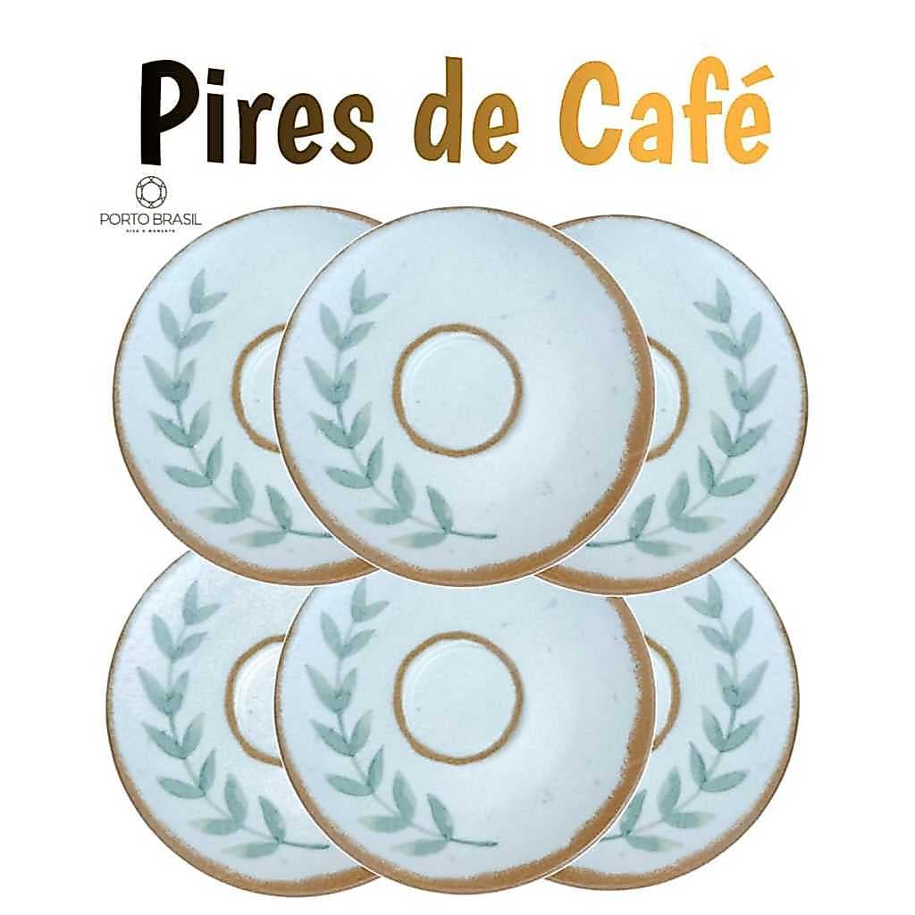Pires Para Xícara de Café Orgânico Coup Stonewar Jogo 2ª linha Porto Brasil 11cm Cerâmica Louças Decoração Porcelana Chá