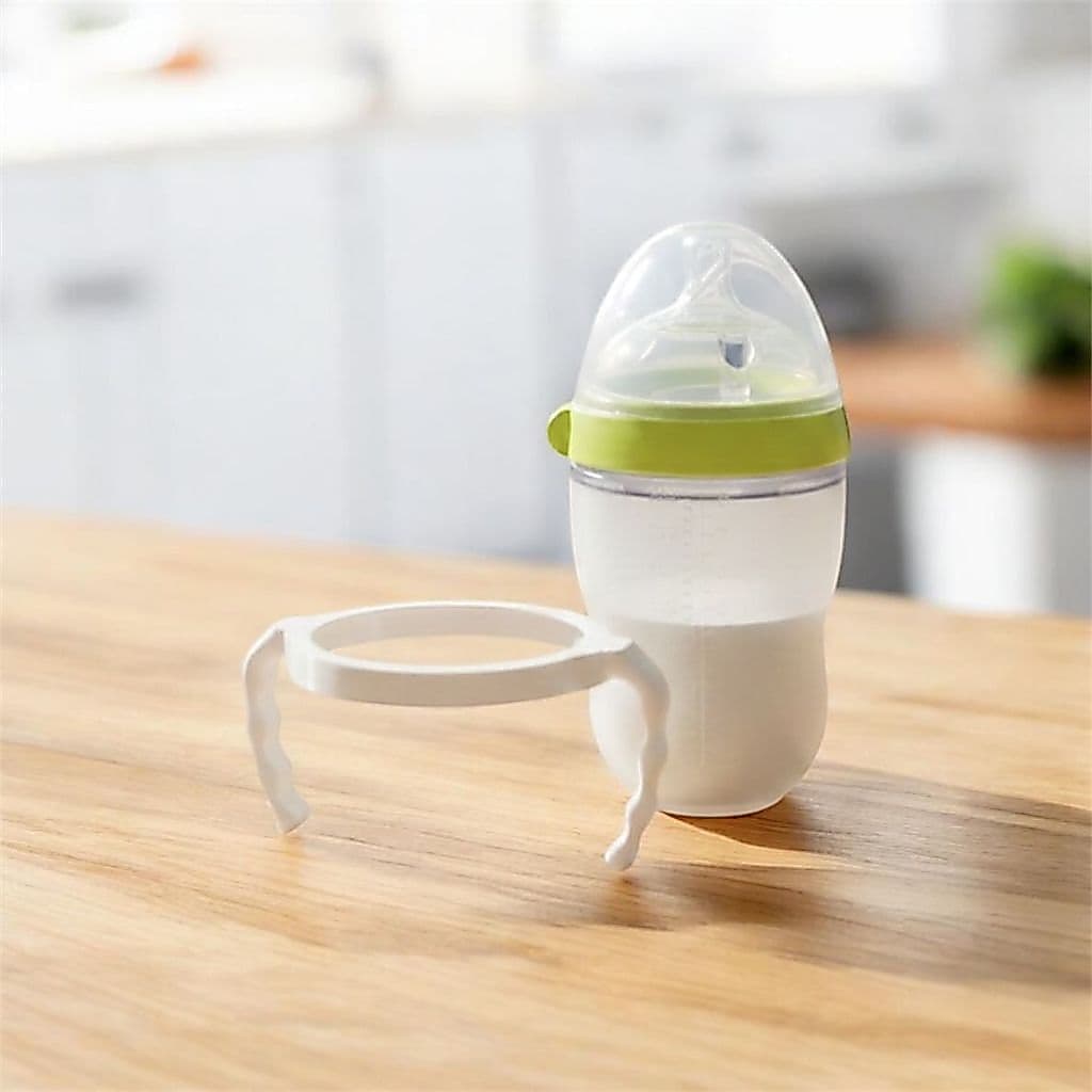 Kit 2 Alças Mamadeira Comotomo Suporte Autonomia Bebe Infantil Segurar Sozinha