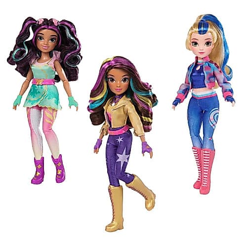 Bonecas Articuladas de 24cm Sophie, Isabel e Ava Academia Unicórnio - Sunny Brinquedos