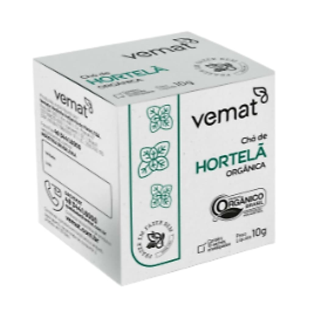 Chá Hortelã | Orgânico | 10 Sachês 10g | Vemat