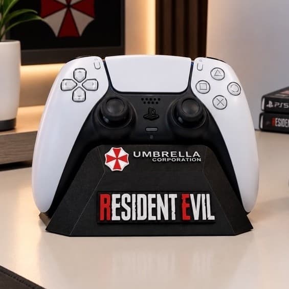 Suporte controle videogame ResidentEvil