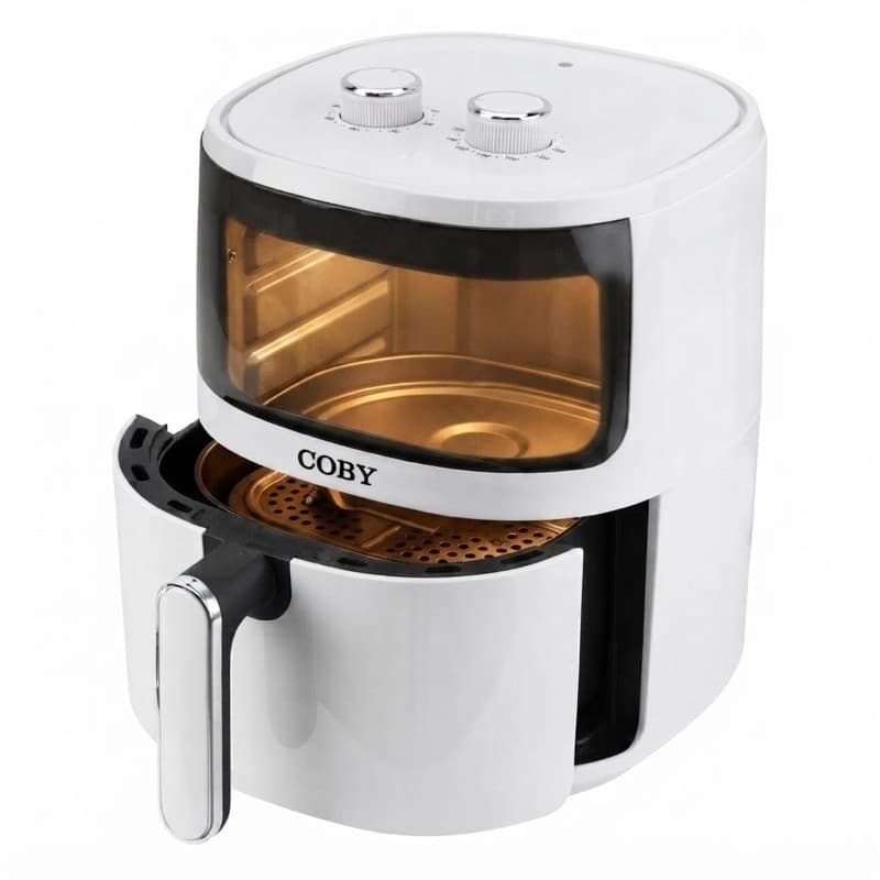 Air Fryer Coby Fritadeira Sem Óleo 5 Liteos 1500W 127v Visor em Acrilico e Controle de Temperatura e Tempo