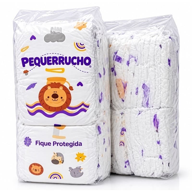 50 FRALDAS INFANTIL SHORTINHO PEQUERRUCHO - FRALDA CALÇA