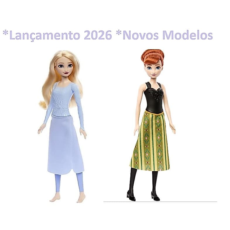 Disney Frozen Bonecas Elsa e Anna 30 Cm Articulada Mattel