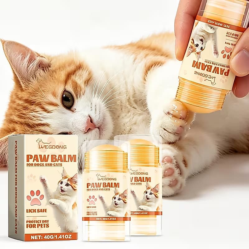 1/2/3 Hidratante de Focinho/Patinhas 100% Natural Vegano 40g Linha Profissional