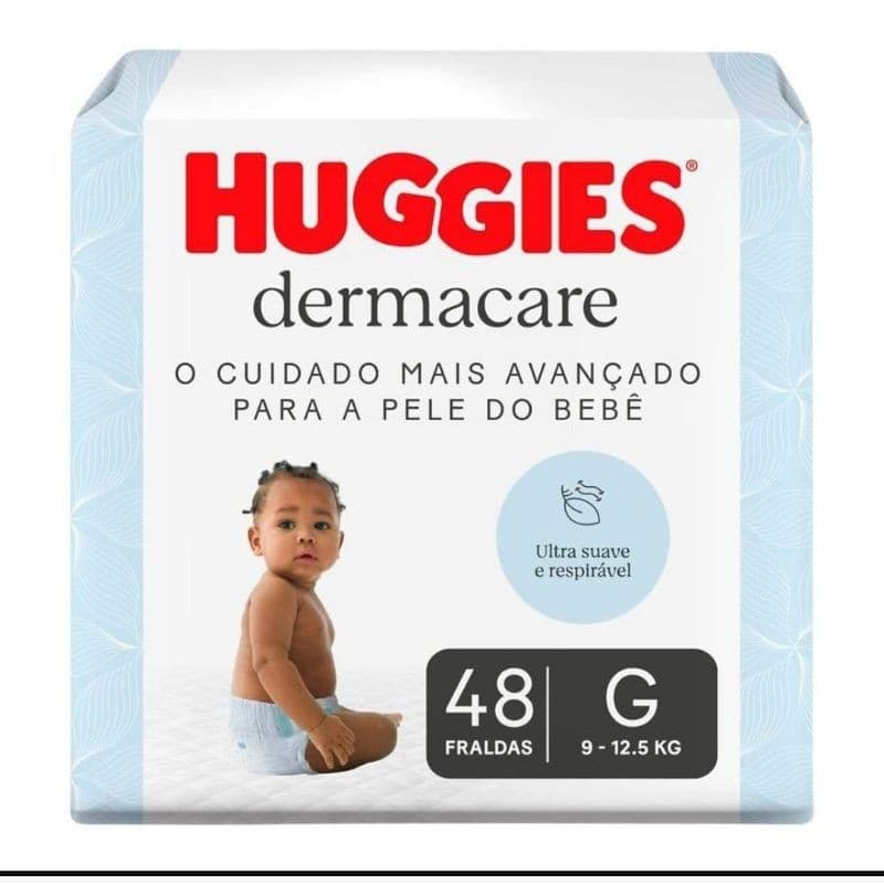 Fralda Huggies Premium Dermacare G 48 Unidades