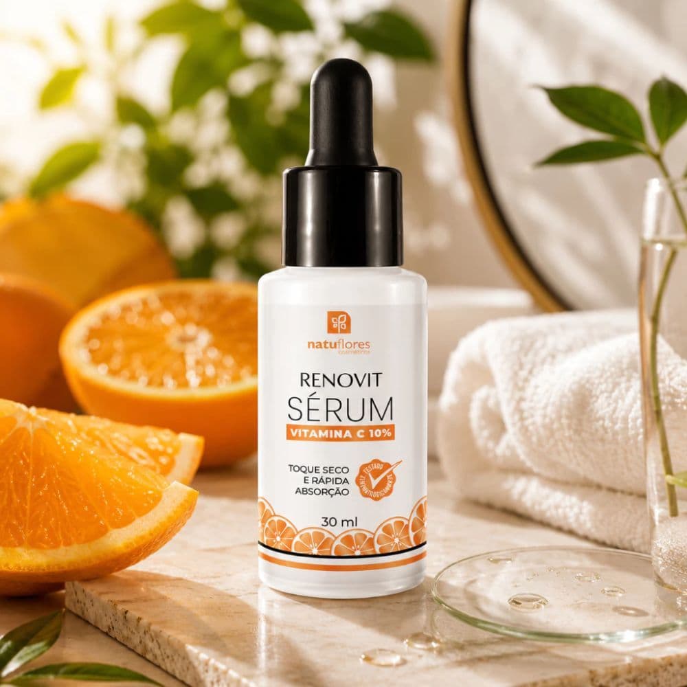 Sérum Facial Vitamina C 10 Renovit 30ml Natuflores