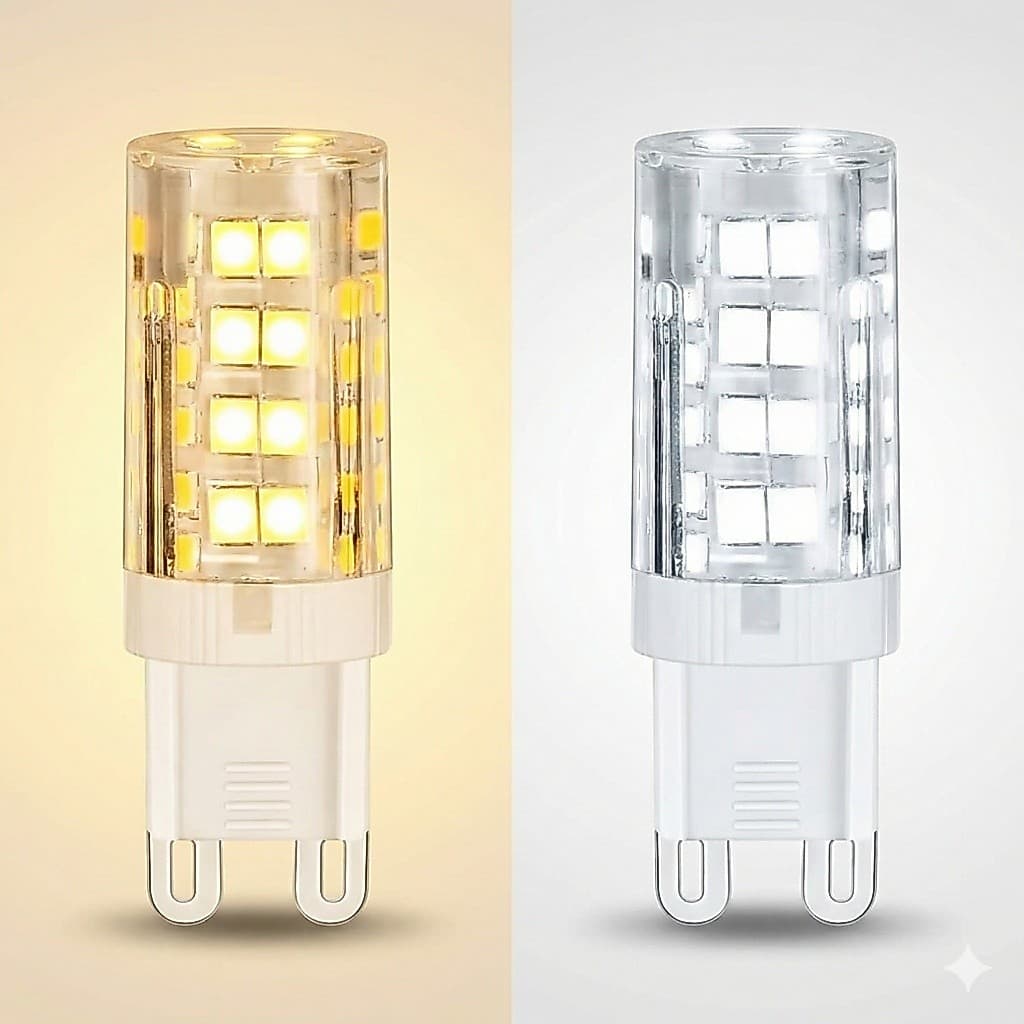 Lâmpada LED G9 5W Bivolt Econômica Alto Brilho para Arandela e Luminária