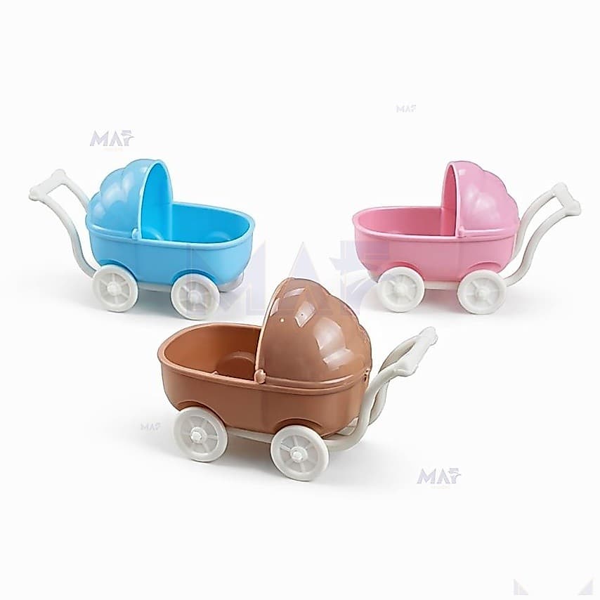 Kit 10 Carrinho De Bebê Lembrancinha Nascimento Chá De Bebê Carrinho Acrílico Mini Carinho Baleiro