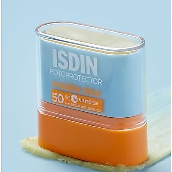 ISDIN Protetor Solar Facial em bastão Invisible Stick FPS 50