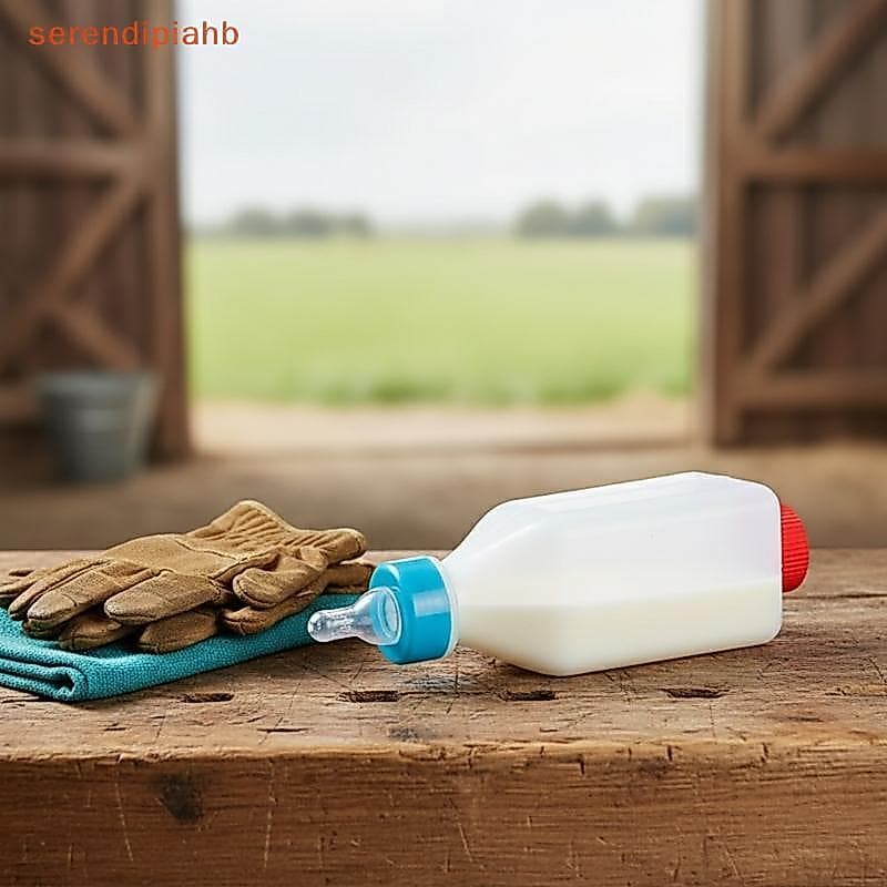 Garrafa De Alimentação De Leite De Cordeiro 250ml , Design Pendurável Para Animais Pequenos , Fácil Uso , Mamadeira Bebê