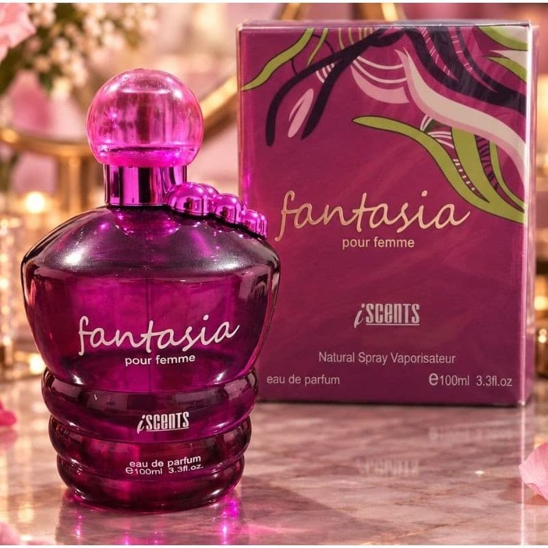 Perfume Importado Fantasia Feminino I Scents EDP 100ml Doce Floral EDP