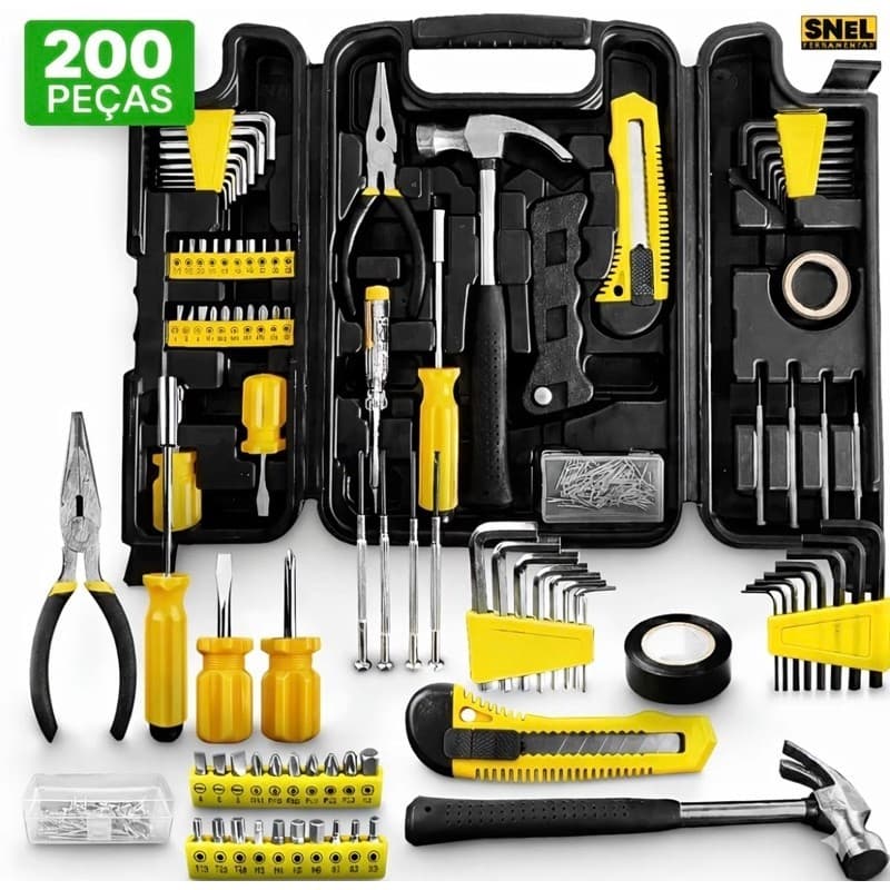 kit completo de ferramentas 200Pcs
