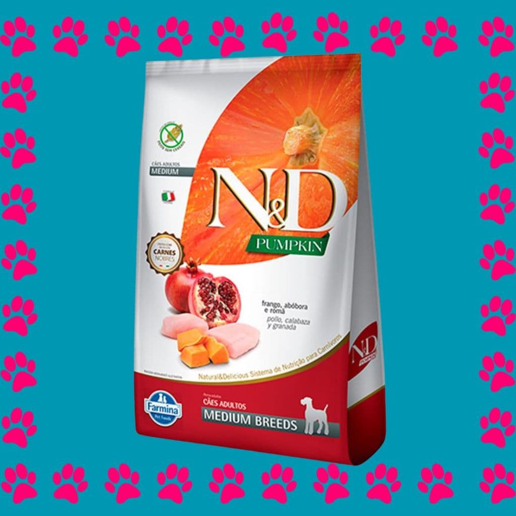 Ração Para Cachorros Adultos Médios 2,5kg Frango - N&D Pumpkin