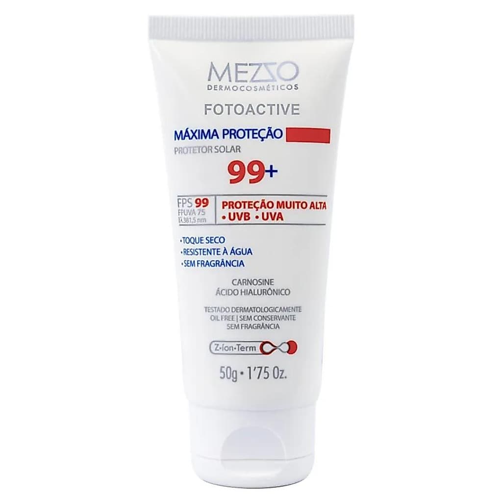 Filtro Solar Facial FPS 99 Mezzo 50g