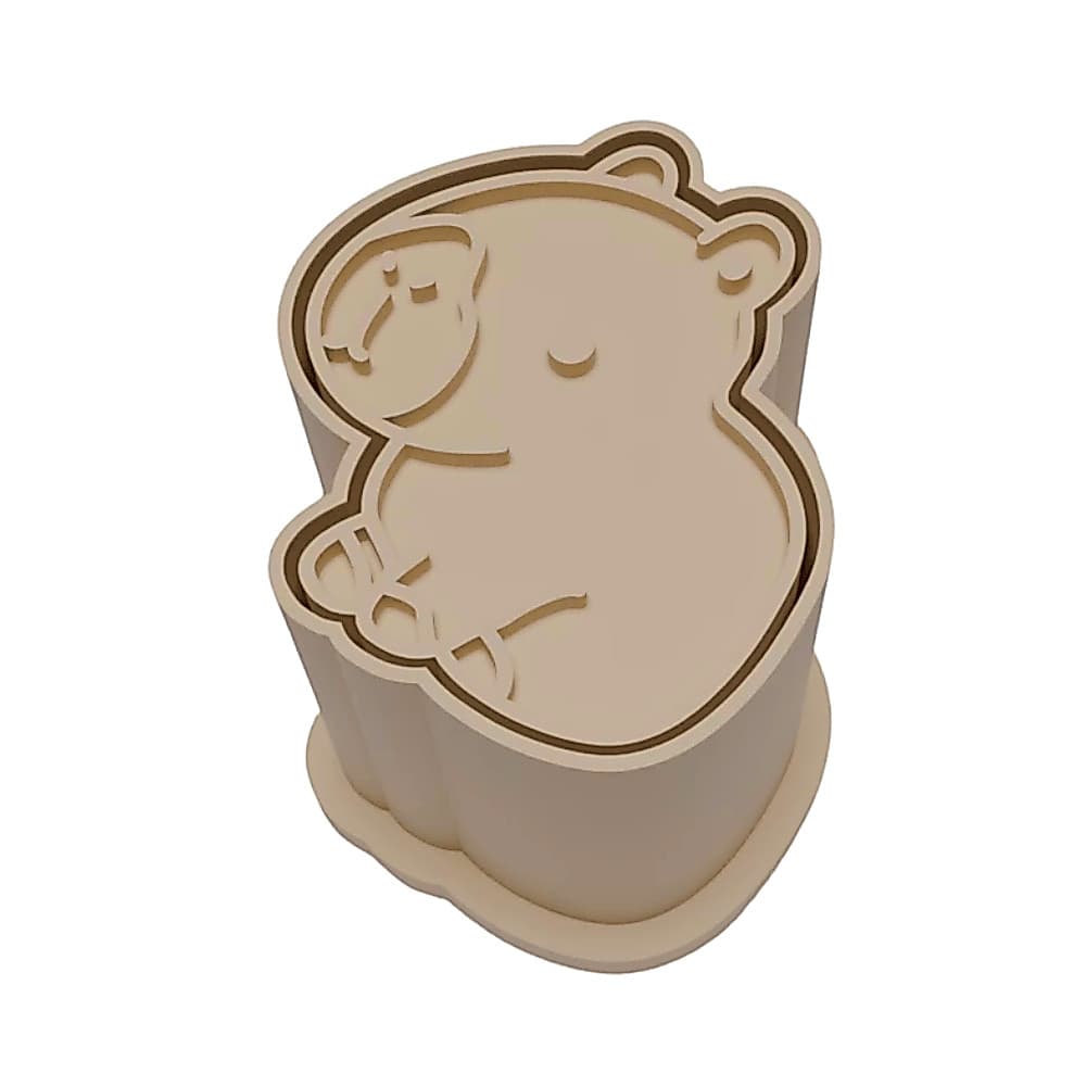 Ejetor Modelador Para Doces CAPIVARA Brigadeiros Docinhos Massa Biscuit Biscoito Resistente Massinha Modelar Pasta Ameri