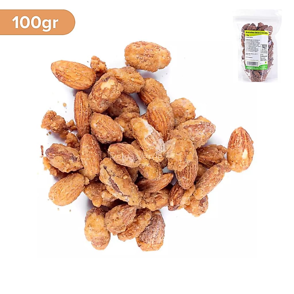 Amêndoa Doce Crocante 100g Relva Verde Snack Natural Saudável