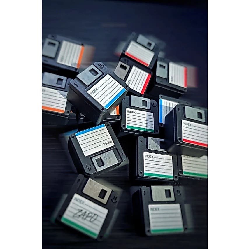 keycap disquete teclado mecânico