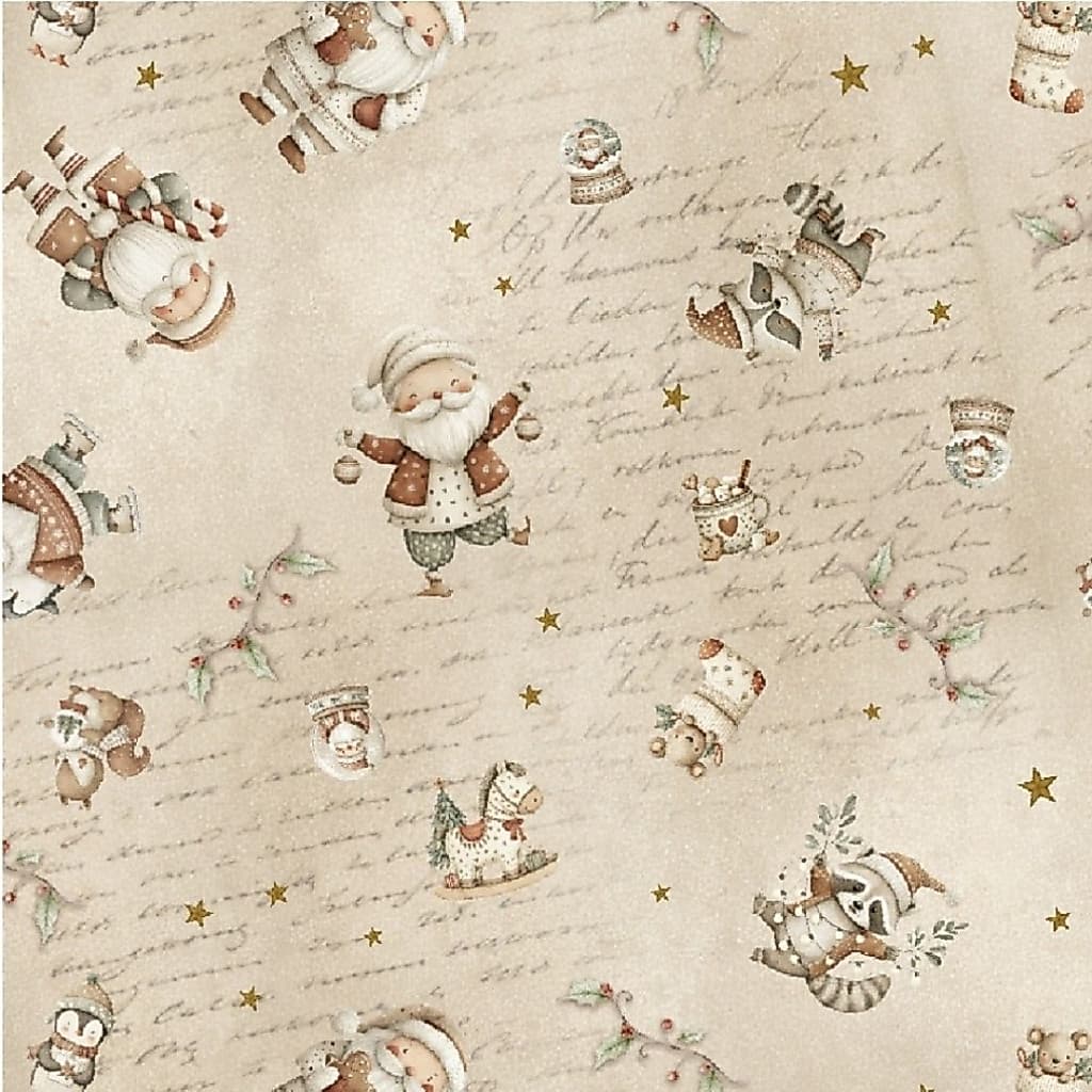 Tecido Patchwork Digital Noel Natal D10/134