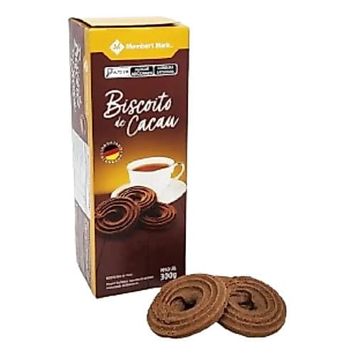 3x Biscoito De Cacau Member's Mark Tipo Rosquinhas De Chocolate - Importado Da Alemanha - 300g Cada