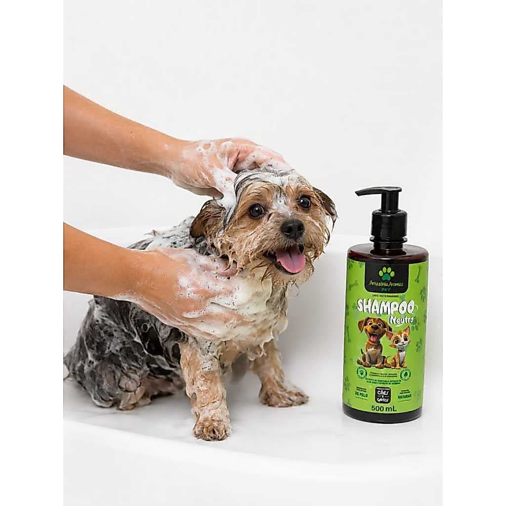 Kit 2 Shampoo Pet Amazônia Aromas 500ml Para Cães e Gatos