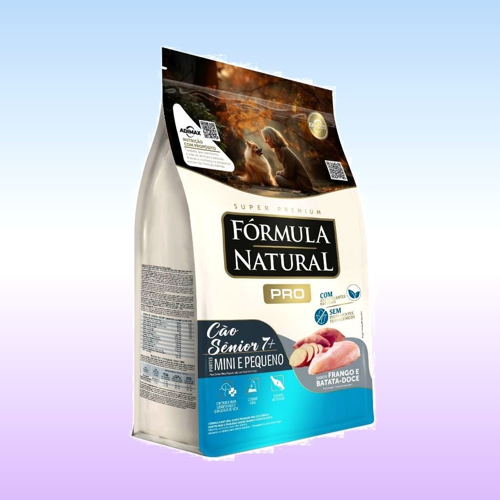 Ração Seca Fórmula Natural Pro Cães Sênior Porte Mini e Pequeno 10,1 KG Adimax