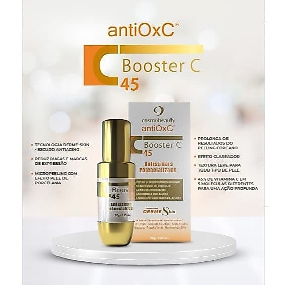 Antiox C Booster Facial 45% Vitamina C 30g | Cosmobeauty