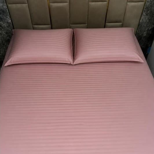 Kit Lençol Casal 3 Peças com Elástico + 2 Fronhas Jogo de Cama Casal