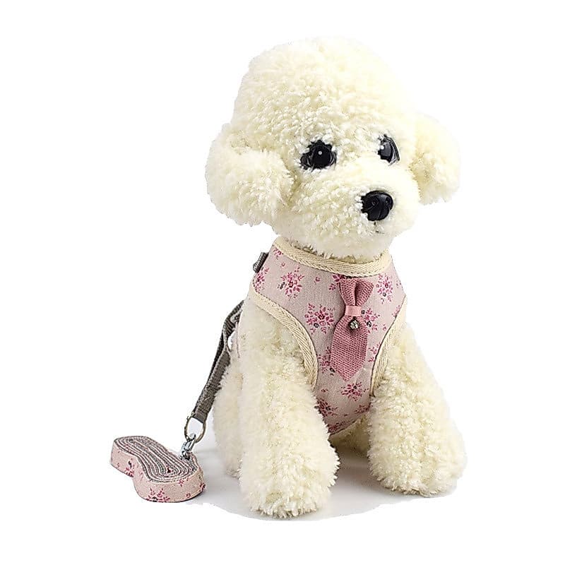 Guia Peitoral Gravata Pet Luxo Ajustável Tamanho P para Animais de Estimação Coleiras Para Cachorro