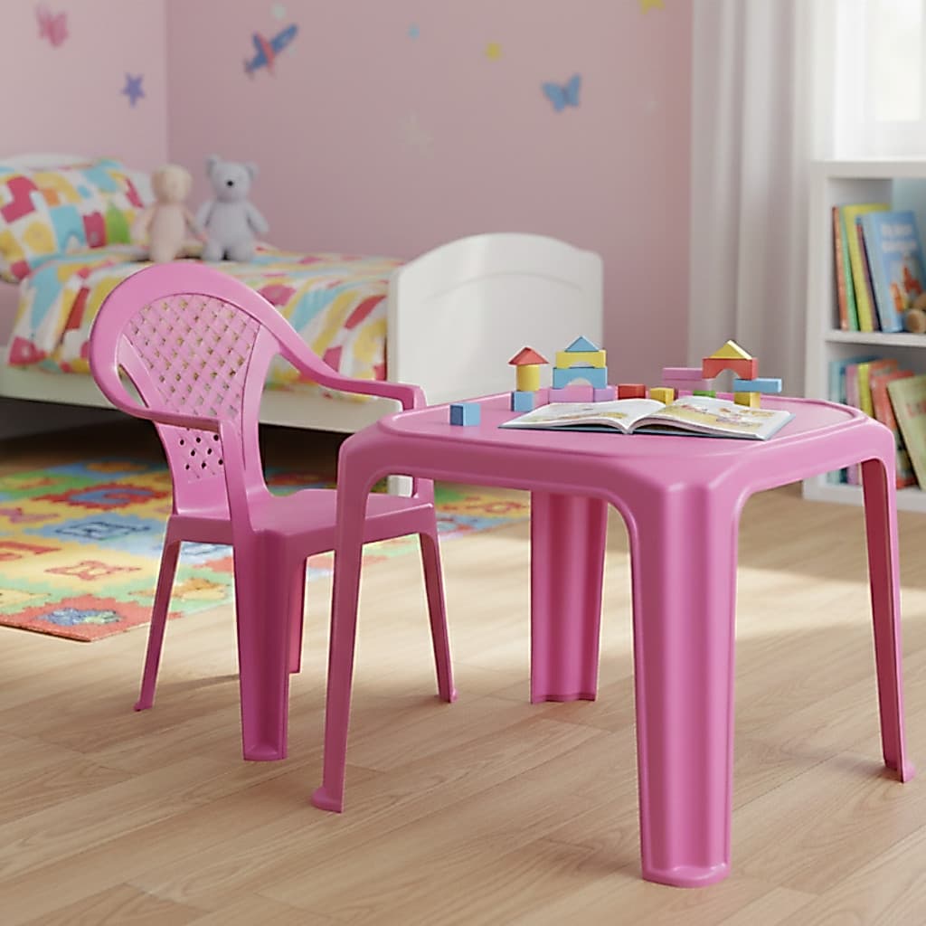 Kit Cadeira Infantil Mesa Escolar Confortável, Compacto e Super Prático Poltroninha Infantil
