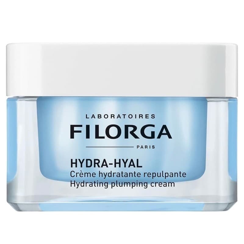 Filorga Hydra-Hyal creme-gel para peles mistas/oleosas com 5 tipos de ácidos hialurônico para ação anti idade volume