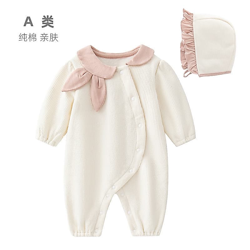 Mês inteiro roupas de bebê roupas de outono bebê recém-nascido menina macacão Super bonito princesa cem dias passeio mac