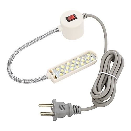Luminária Lâmpada 20 Led Haste Flexível Maquina Costura