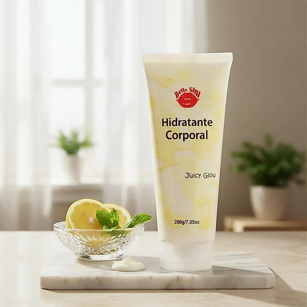 Hidratante Corporal IMPORTADO Juicy Glow 200g | Feminino, Perfume Importado Marcante de Longa Duração, Com Toque Seco