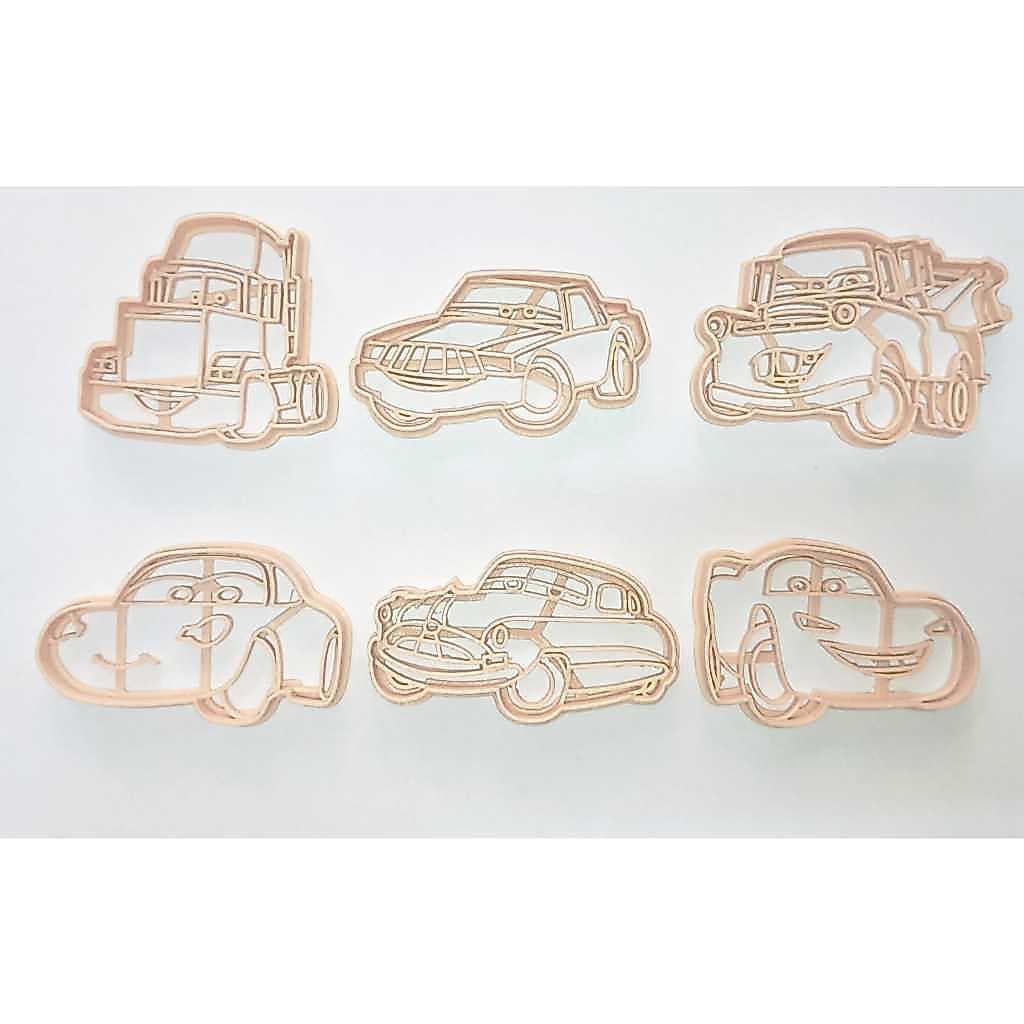 Cortador de Biscoitos e Massinhas de Modelar Carrinhos Carros
