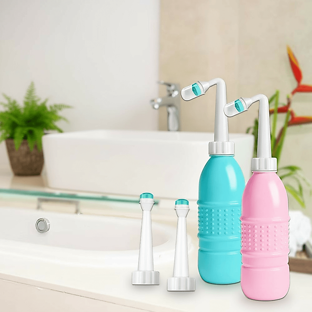  Bidê portátil para higiene pessoal, adequado para viagens, cuidados de maternidade e bebês.