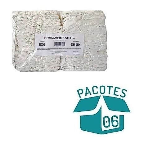 Fralda Infantil Com Pequenos Defeitos ( Exg ) 6x36 = 216 Un