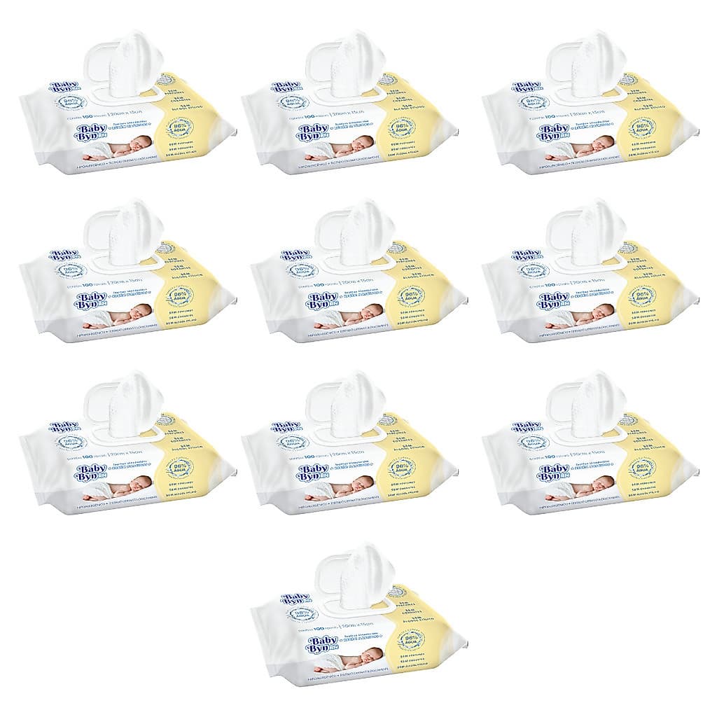 lenço toalha umedecida baby byn premium primeiros dias 1000 un