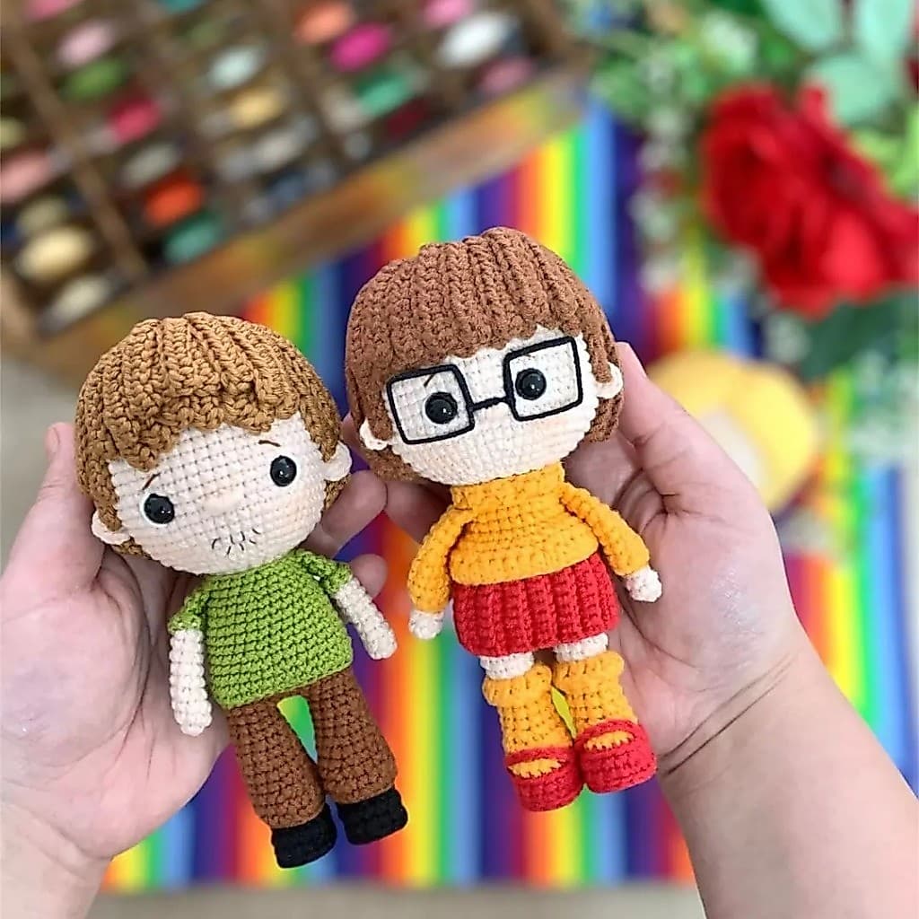 Kit 4 Bonecos Amigurumi Turma Do Scooby-doo Crochê