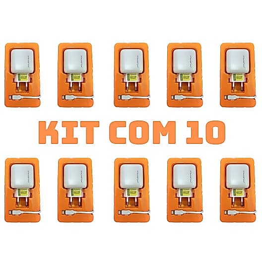 kit 10 Carregador Turbo de Celular Ultra Rápido 5.1A –  H'Maston