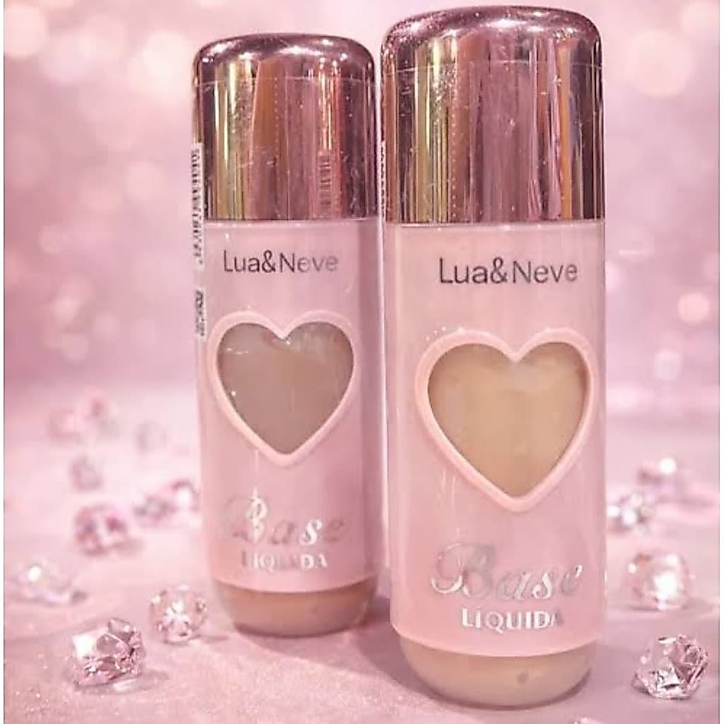 Base Liquida Lovers - Cobre Muito e Uniformiza Tom Da Pele Com Efeito Natural - Lua E Neve