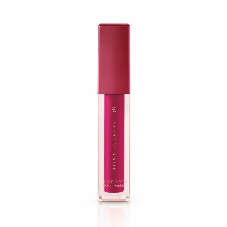 Batom Líquido Pink Peônia Niina Secrets Skinny Matte 5ml