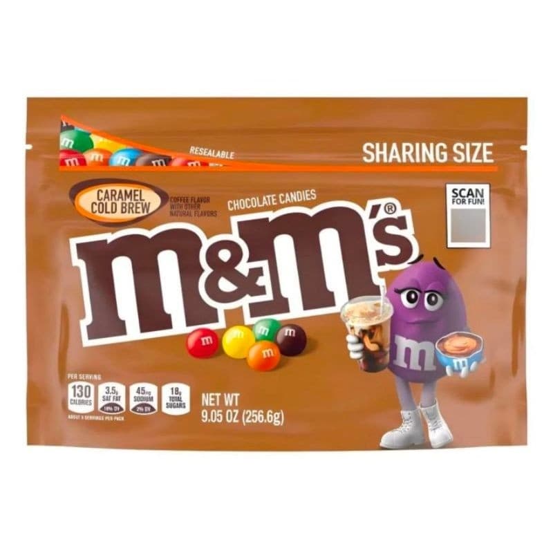 Chocolate M&Ms Caramel Cold Brew 256,6gr Importado MMs
