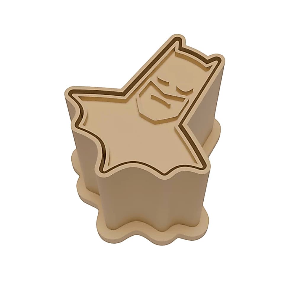 Ejetor Modelador Para Doces BATMAN Brigadeiros Docinhos Massa Biscuit Biscoito Resistente Massinha Modelar Pasta America