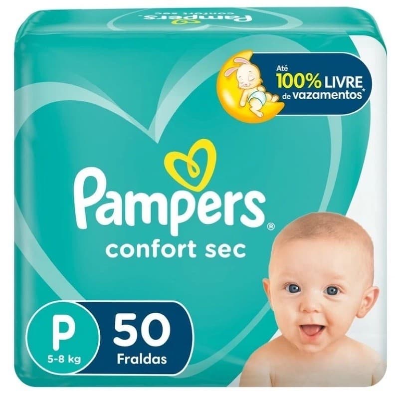 Fralda Pampers Confort Sec Giga XXG Com 60 Unidades