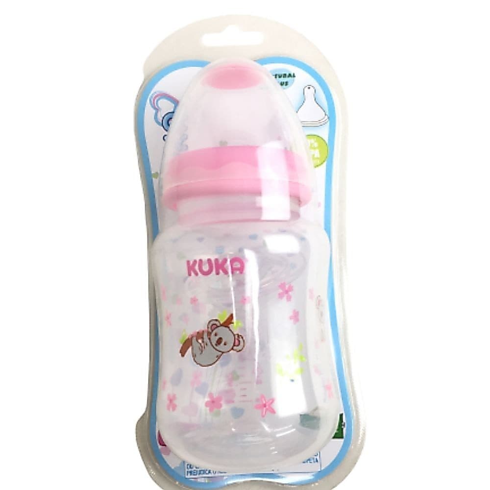 Mamadeira Kuka Redonda 240ml Rosa Coala 1517