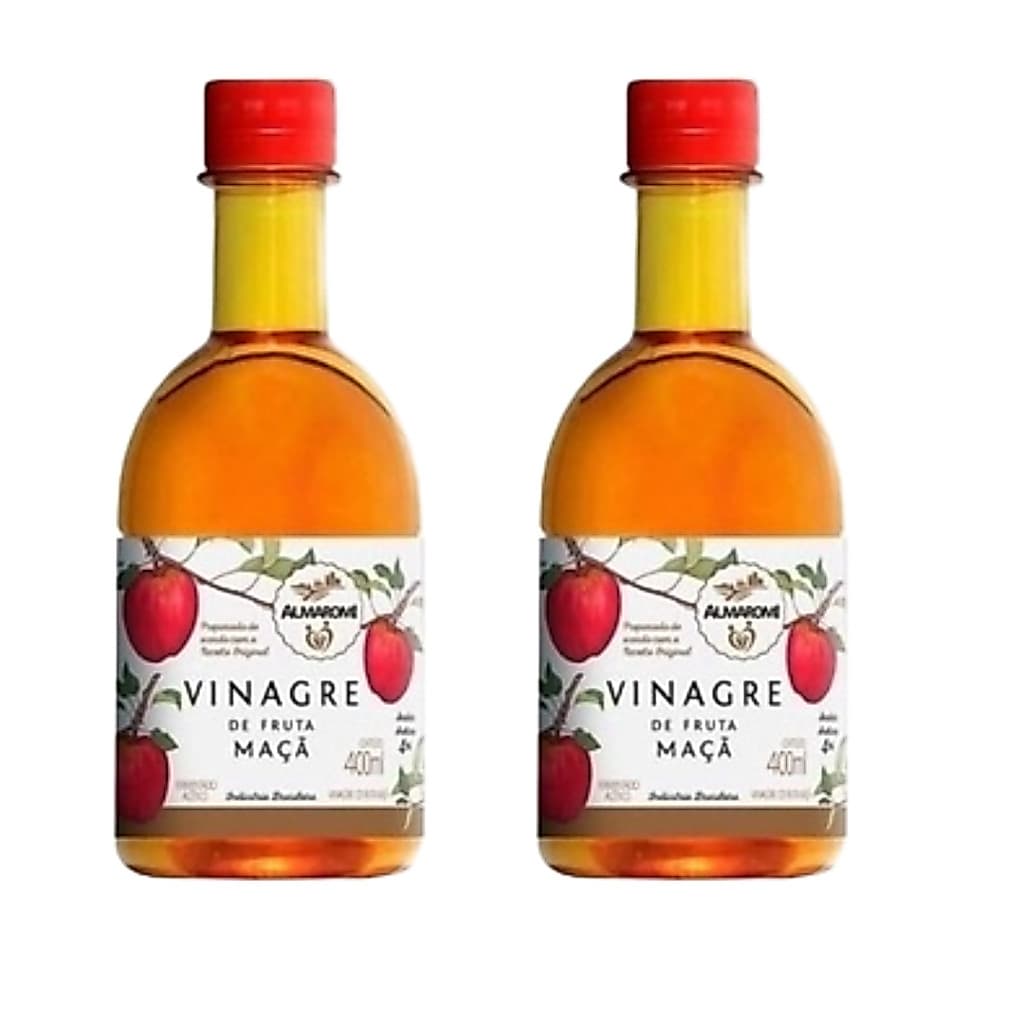 2 Vinagres de Maçã 400ml cada - Almaromi