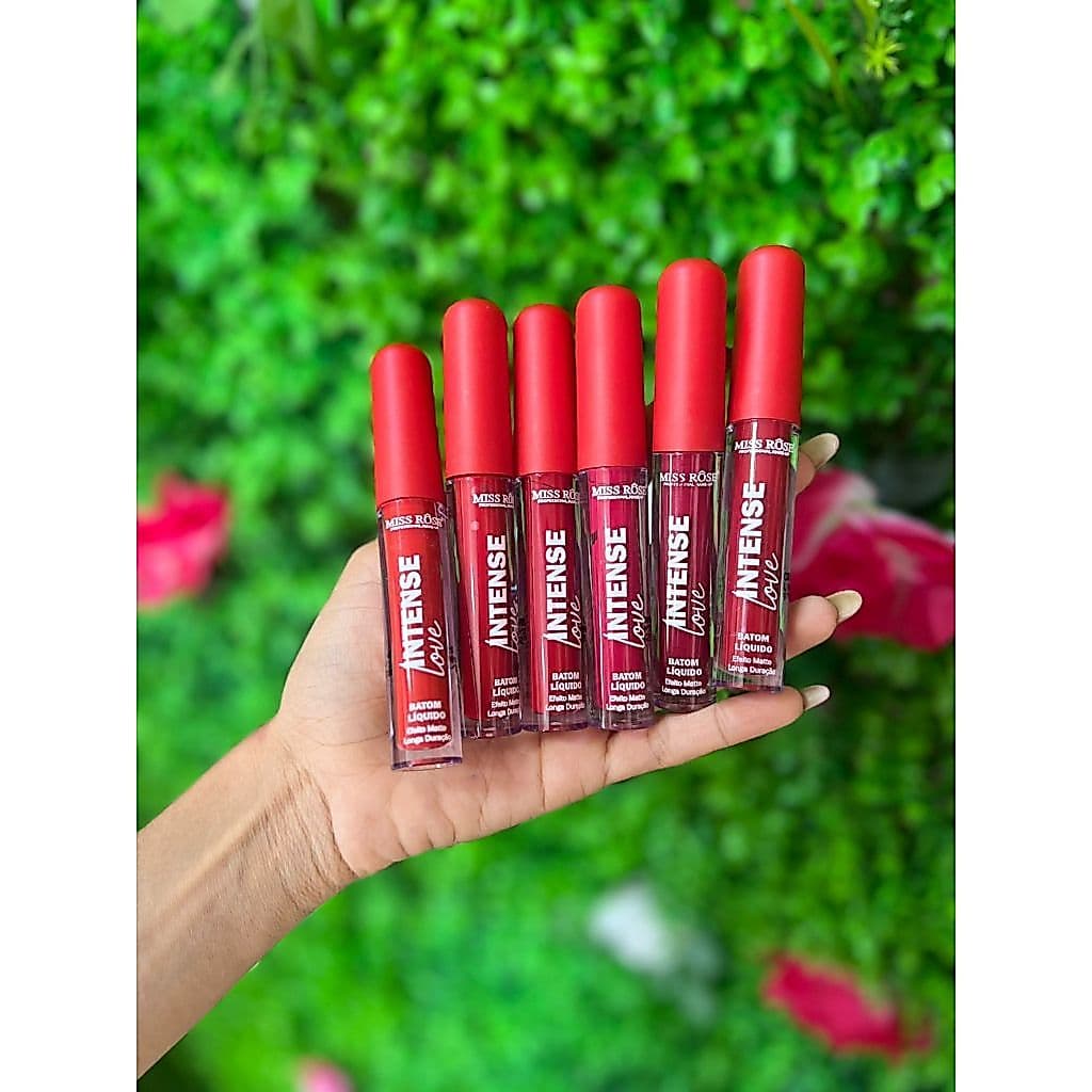 Batom Líquido Miss Rose Intense Love – Efeito Matte – Longa Duração