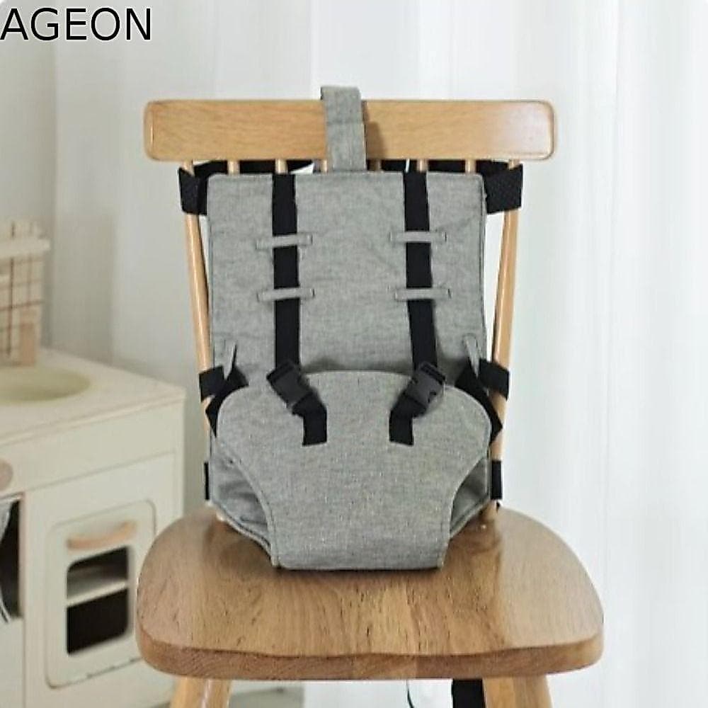 Cinto De Segurança Para Cadeira De Jantar De Bebê AGEON , Proteção Ajustável Crianças , Alimentação , Dobrável